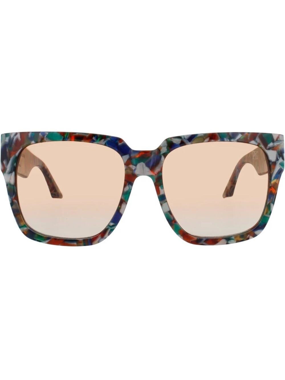 New Anna Karin Karlsson Coco Stories Summer Multicolor Square Women Sunglasses